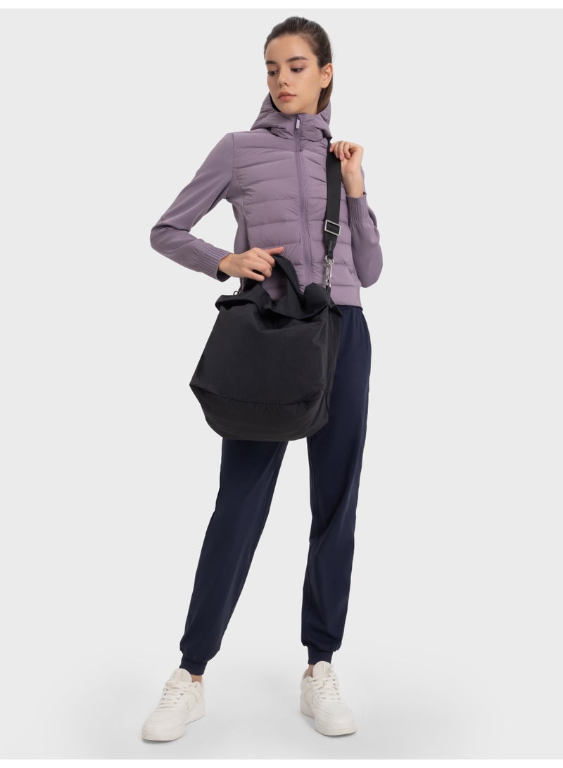 Ladies' versatile casual bag, simple and lightweight handbag, outdoor sports crossbody bag, water-resistant single-shoulder bag, student schoolbag - Image 3